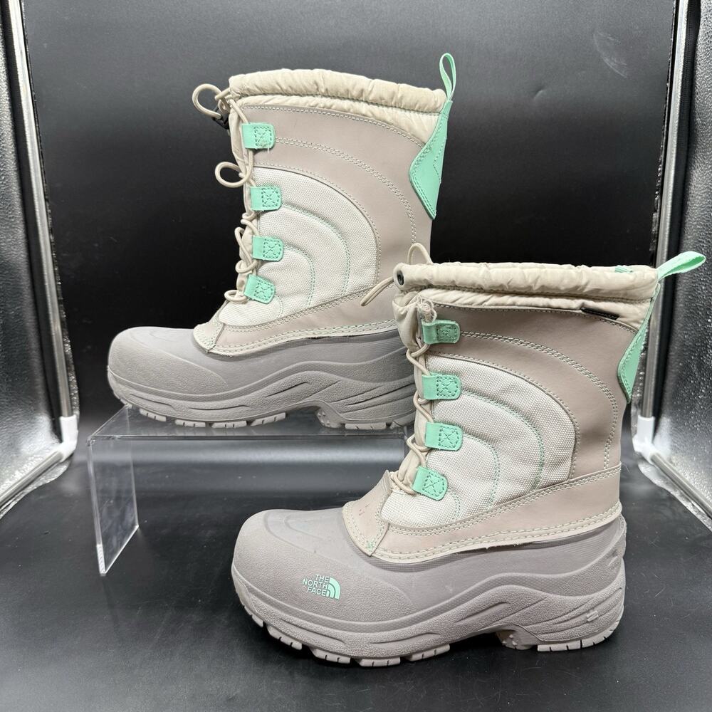 The North Face Alpenglow Therma Felt Kids Size 5 Waterproof Insulated Snow Boots